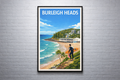 Burleigh Heads, Gold Coast. Framed Wall Art.