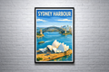 Sydney Harbour, NSW. Framed Wall Art.